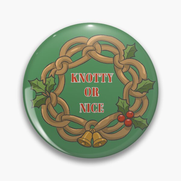 Item preview, Knotty or Nice? Christmas Design Humor designed and sold by Fun Funky Designs.