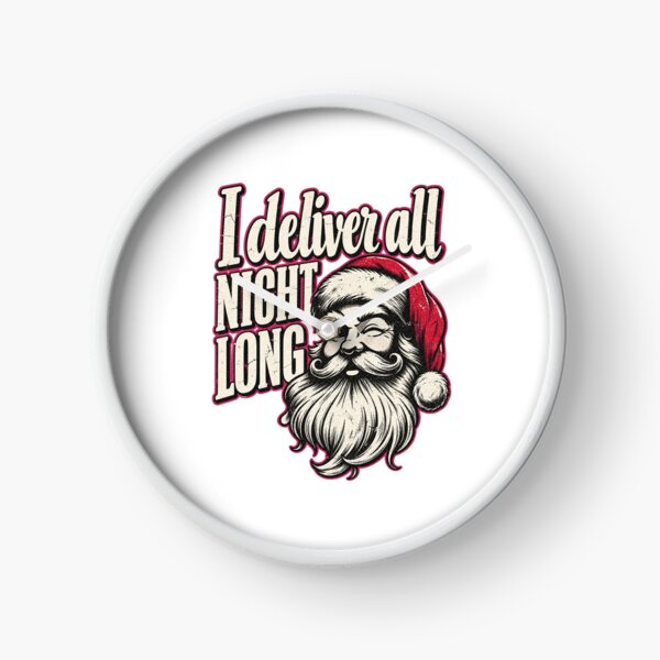 Item preview, I Deliver All Night Long Funny Winking Santa Christmas Holiday Graphic designed and sold by JapanAnimeS3.