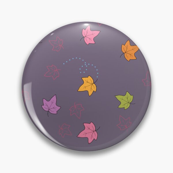 Item preview, Windy Autumn. Fall Leaves and Whimsical Seasonal Foliage in Purple designed and sold by Sukilopi.