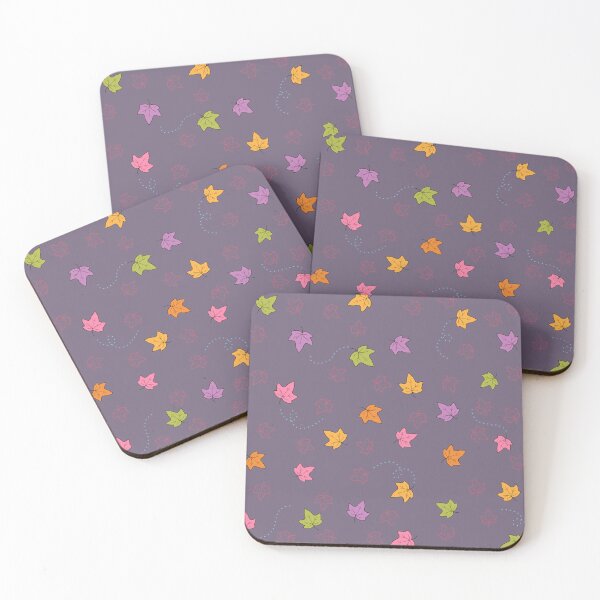 Item preview, Windy Autumn. Fall Leaves and Whimsical Seasonal Foliage in Purple designed and sold by Sukilopi.