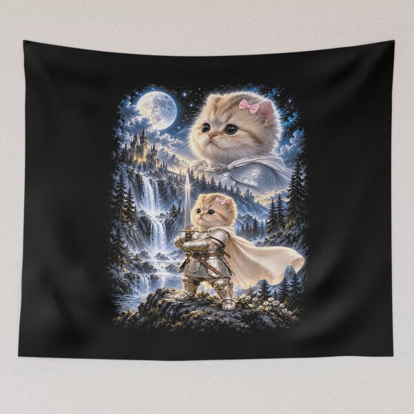 Item preview, Vintage Knight Kitten in Armor Funny Cat Meme  designed and sold by Quaticsapp.