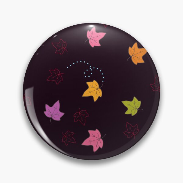Item preview, Windy Autumn. Fall Leaves and Whimsical Seasonal Foliage in Black designed and sold by Sukilopi.