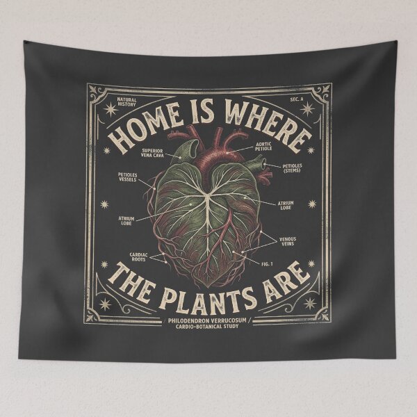 Item preview, Home Is Where The Plants Are Anatomical Heart designed and sold by EdvvinStudios.