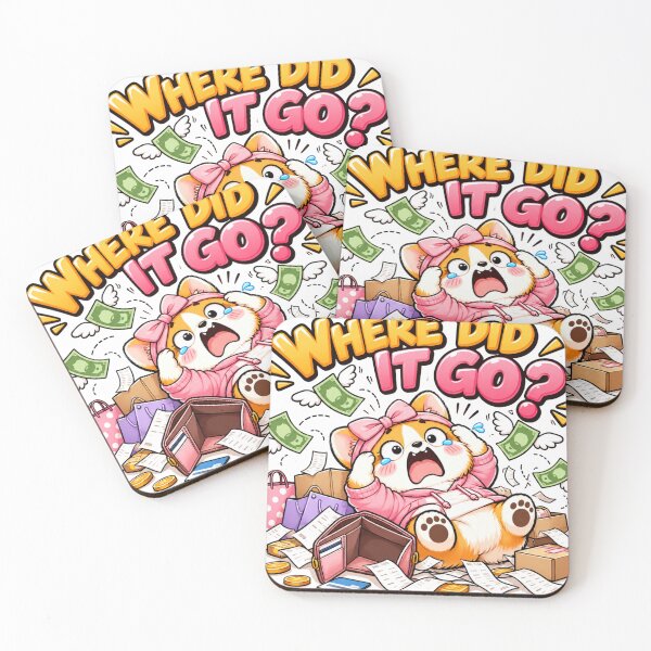 Item preview, Funny Corgi Where Did My Money Go designed and sold by Moonya26.