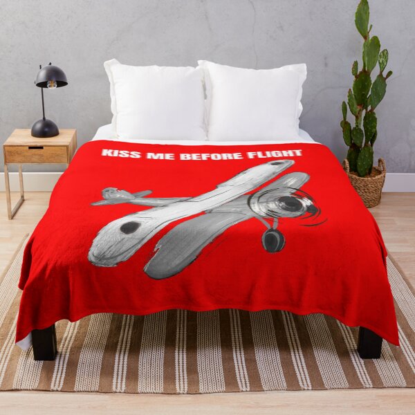 Item preview, Kiss Me Before Flight, Funny Gifts For Aviation designed and sold by MIKI-Fighter.