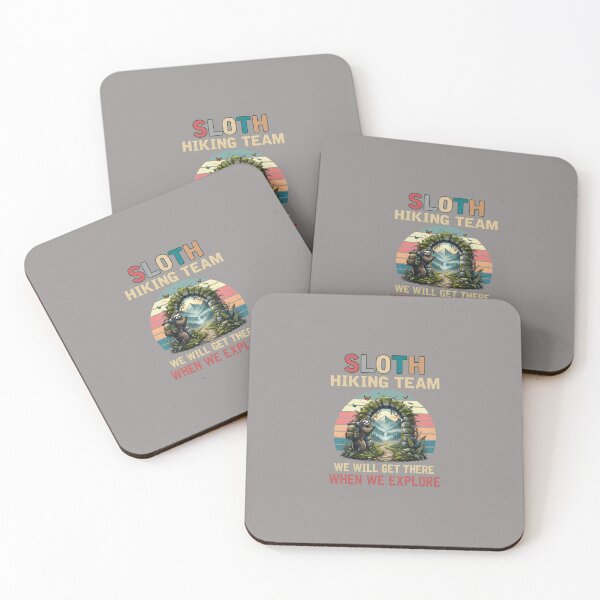 Item preview, Sloth Hiking Team We Will Get There Sunset-19 designed and sold by MartinHohne.
