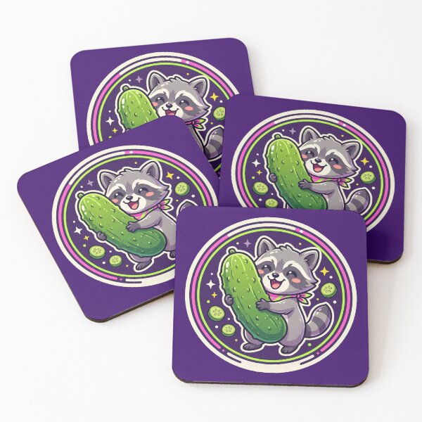 Item preview, Raccoon Found the Good Pickles designed and sold by ELmestka.