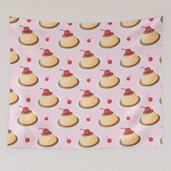 Item preview, Cherry Pudding Seamless Pattern designed and sold by i-have-idea.