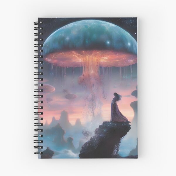 Item preview, Celestial Jellyfish - Surreal Watercolor designed and sold by Fanta-sticky.