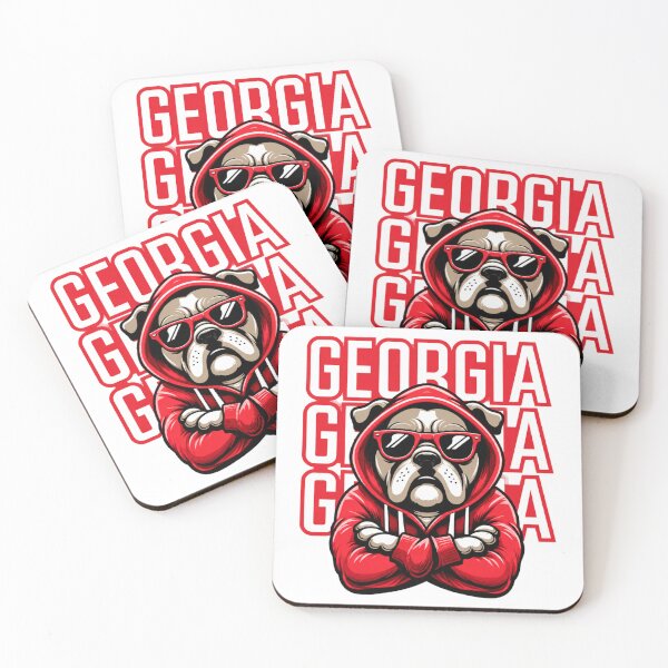 Item preview, Bulldog Georgia Mascot Streetwear Illustration designed and sold by amberwell-snake.