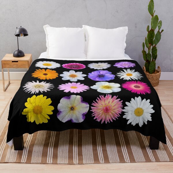 Item preview, Daisies Marguerites Dahlias Vintage Flowers Shapes Mania designed and sold by Shapes-Mania.