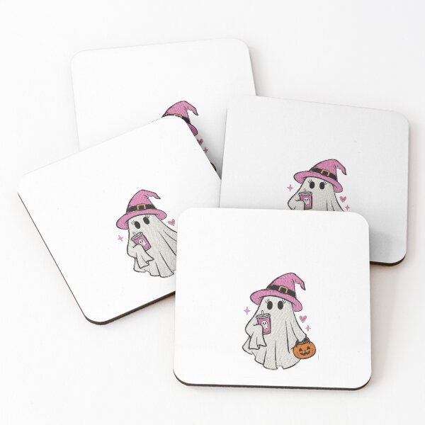 Item preview, Cute ghost drinking coffee designed and sold by MAVELIII.