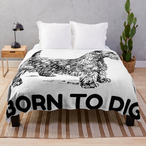 Item preview, Born to Dig - Scottish Terrier Dog Line Art designed and sold by walbayzon.