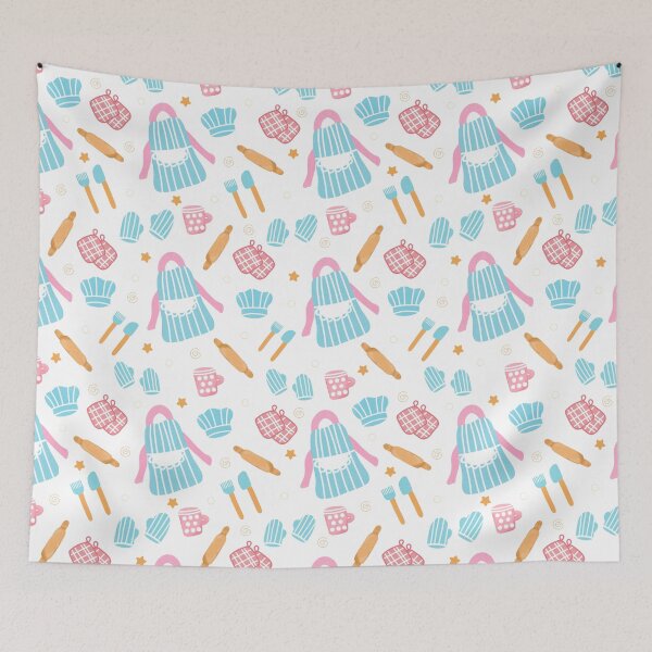 Item preview, Pastel Baking Tools Seamless Pattern designed and sold by i-have-idea.