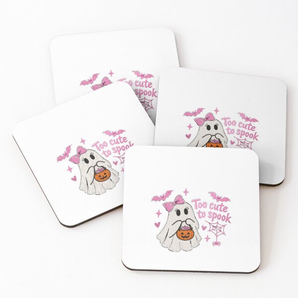 Item preview, Cute ghost with quote design "To cute to spook" designed and sold by MAVELIII.