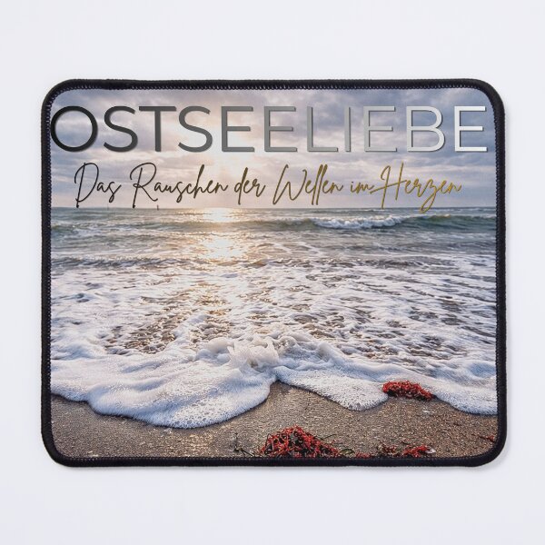 Item preview, Baltic Sea Love – The sound of the waves in your heart | Sunset beach designed and sold by Tammigrafie.
