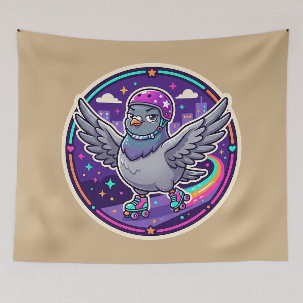 Item preview, Pigeon Rolling Through With Confidence designed and sold by ELmestka.