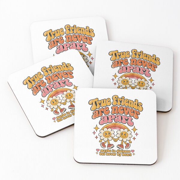 Item preview, True Friends Are Never Apart - Groovy 70s Best Friend Gift designed and sold by doodle189.