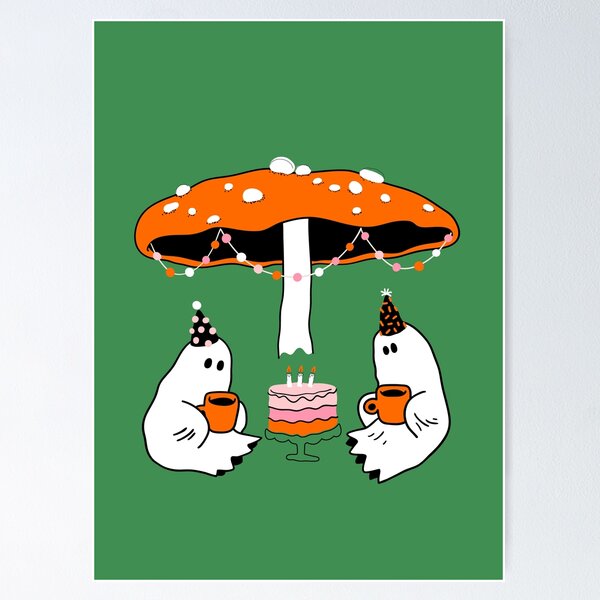 Item preview, Tea-Riffic Ghost Party - Halloween Birthday designed and sold by kostolom3000.