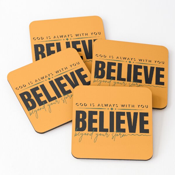 Item preview, Believe -  Crucifixion Salvation Son Of God Motivational Quotes   - Gifts For Grandma - Yellow designed and sold by Doiemacreations.
