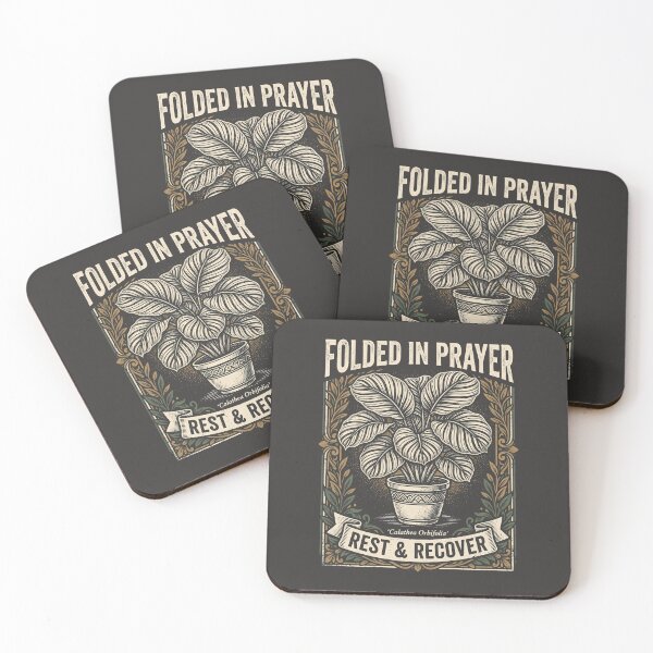 Item preview, Folded In Prayer Rest And Recover Calathea Orbifolia designed and sold by EdvvinStudios.
