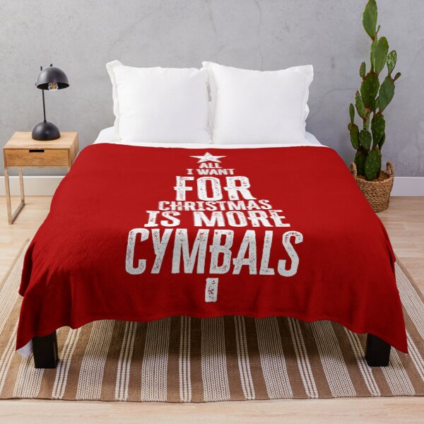 Item preview, All I want for Christmas is MORE Cymbals! designed and sold by I-dsgn.