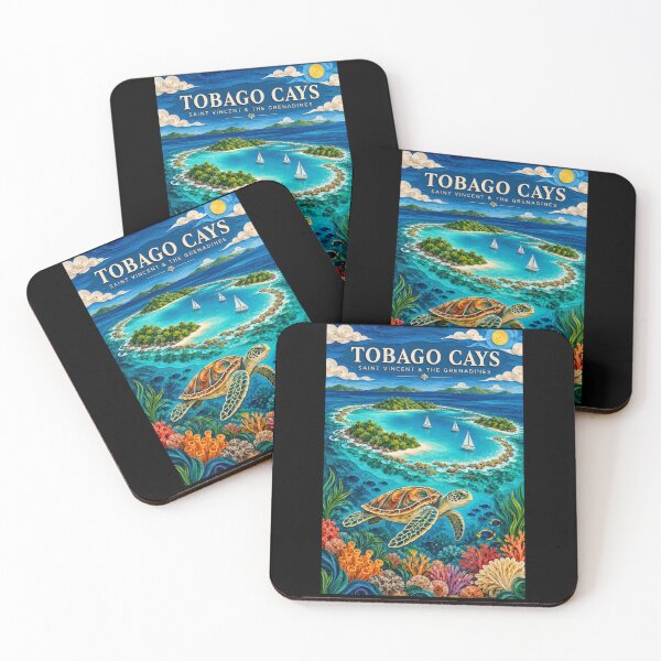 Item preview, Tobago Cays - Saint Vincent & The Grenadines designed and sold by GoodOldVintage.