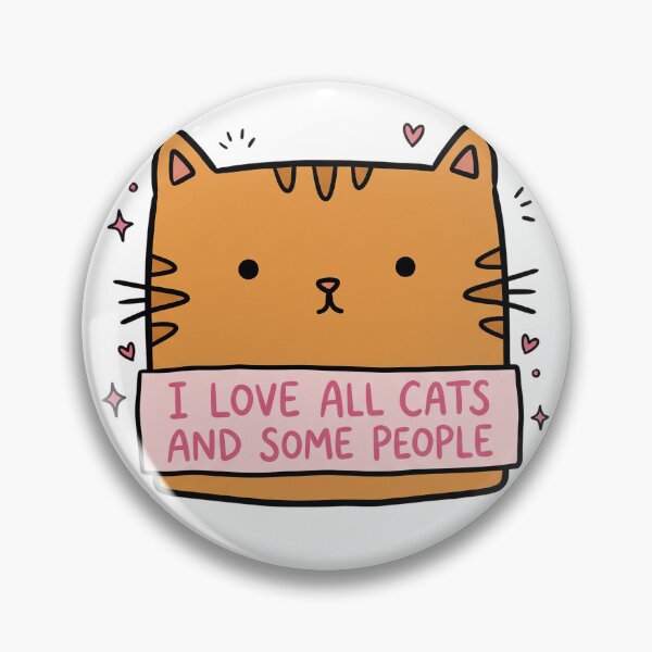 Item preview, I Love All Cats And Some People designed and sold by DariaDoodleArt.