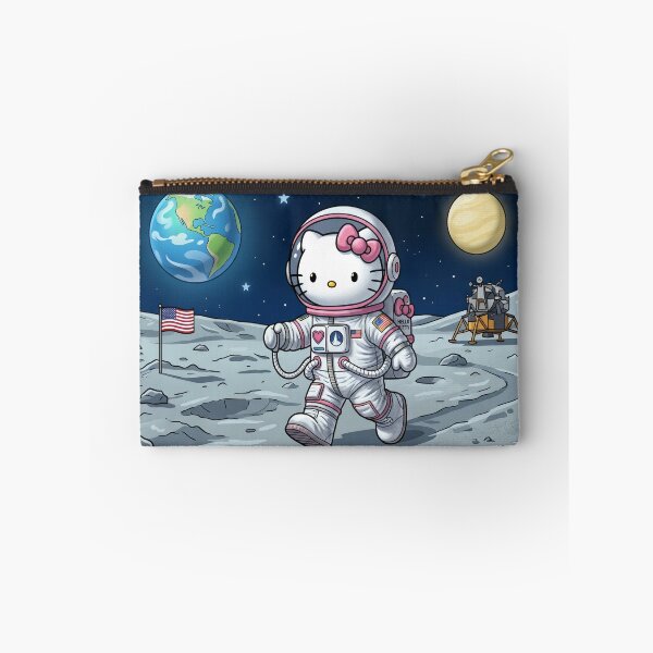 Item preview, Hello Kitty is walking on the Moon designed and sold by myfavoritegifts.