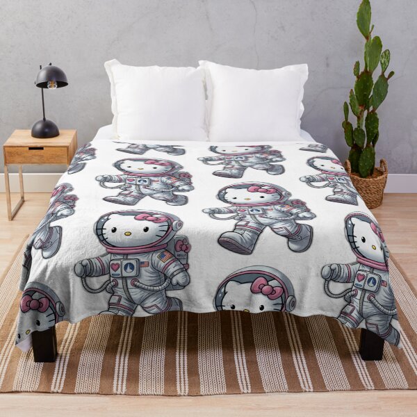 Aperçu de l'œuvre Hello Kitty marche sur la Lune créée et vendue par myfavoritegifts.