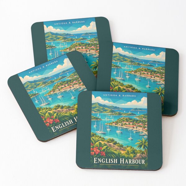 Item preview, Antigua & Barbuda - English Harbour designed and sold by GoodOldVintage.