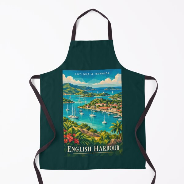 Item preview, Antigua & Barbuda - English Harbour designed and sold by GoodOldVintage.