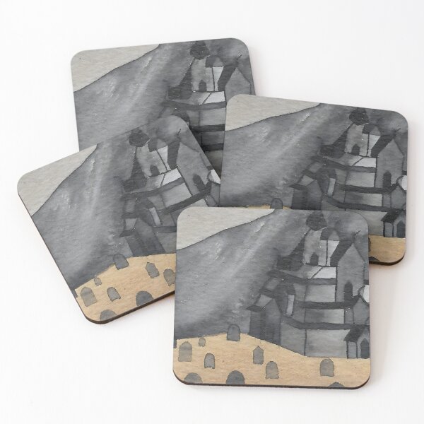 Item preview, Staves Church with Surrounding a Graveyard designed and sold by Beldridge Original Art.