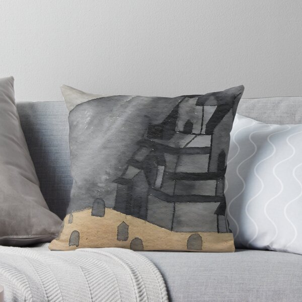 Item preview, Staves Church with Surrounding a Graveyard designed and sold by Beldridge Original Art.