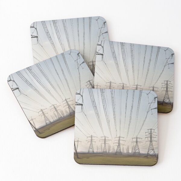 Item preview, Power Transmission Towers Landscape designed and sold by Pylon-Bureau.