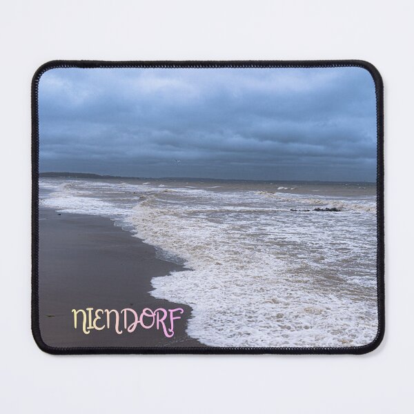Item preview, Niendorf Baltic Sea – Stormy beach & sea waves designed and sold by Tammigrafie.