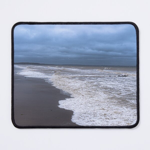 Item preview, Stormy Baltic Sea – Dramatic beach & waves at sea designed and sold by Tammigrafie.