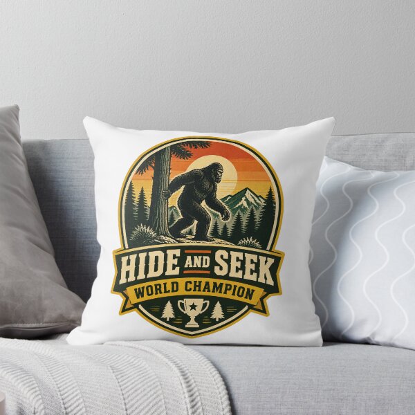 Item preview, Bigfoot Hide and Seek World Champion Funny Cryptid Humor Design LIMITED EDITION designed and sold by Cabowman.