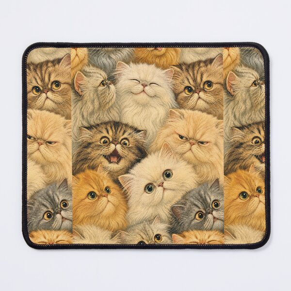 Item preview, Persian Cat Faces Expression Collage designed and sold by merchxwear.