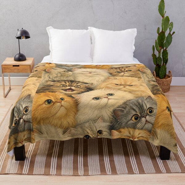 Item preview, Persian Cat Faces Expression Collage designed and sold by merchxwear.