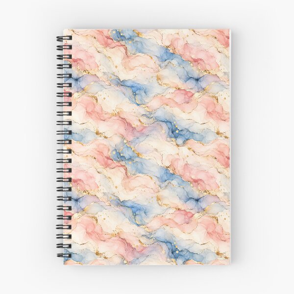 Item preview, Marbling ink of pastels and gold designed and sold by LittlePatterns.