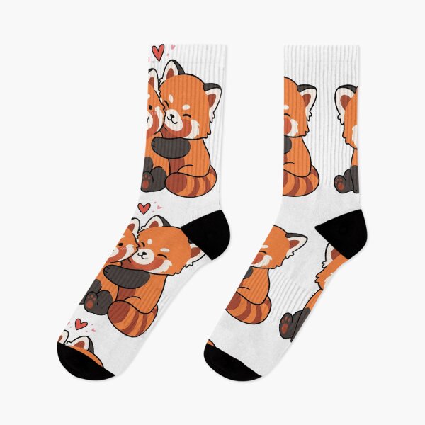 Item preview, Two Red Pandas Hugging Under Heart designed and sold by DariaDoodleArt.