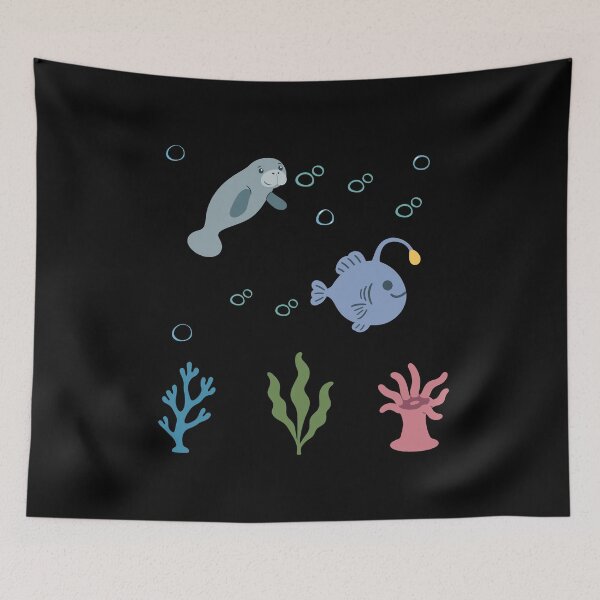 Item preview, Sea cow underwater children anglerfish designed and sold by Sir-Freaky.