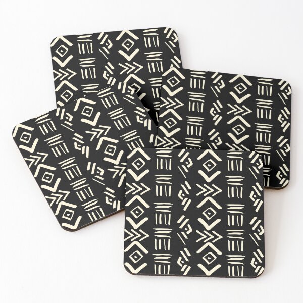 Item preview, Beige Bogolan patterns designed and sold by Wolagno.