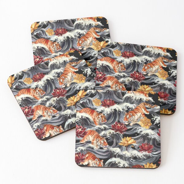 Item preview, Japanese NeoTraditional Irezumi Dragon Pattern 13 designed and sold by The Design Asset Station.