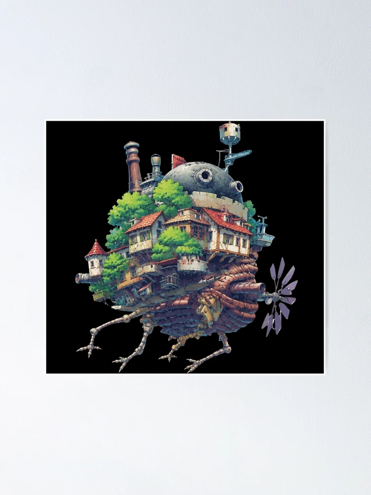 Thumbnail 1 of 3, Poster, Howls Moving Castle designed and sold by Randalllane.