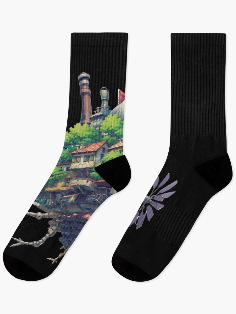 Thumbnail 1 of 5, Socks, Howls Moving Castle designed and sold by Randalllane.