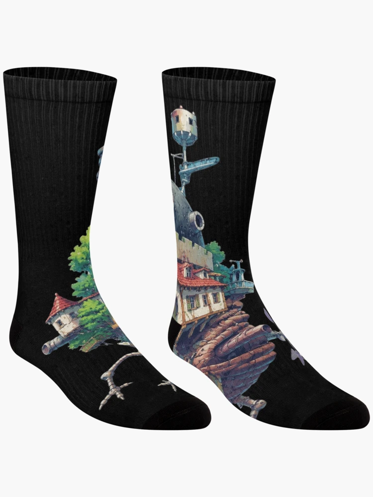 Thumbnail 3 of 5, Socks, Howls Moving Castle designed and sold by Randalllane.