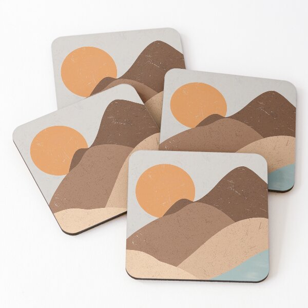Item preview, Minimalist Desert Mountains designed and sold by Monicamusik.
