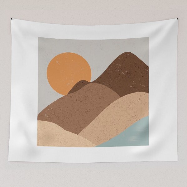 Item preview, Minimalist Desert Mountains designed and sold by Monicamusik.